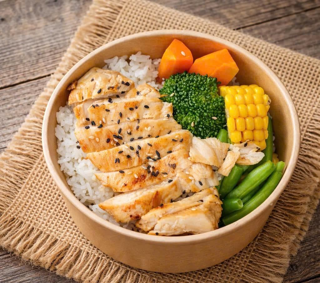 Cơm Ức Gà Áp Chảo