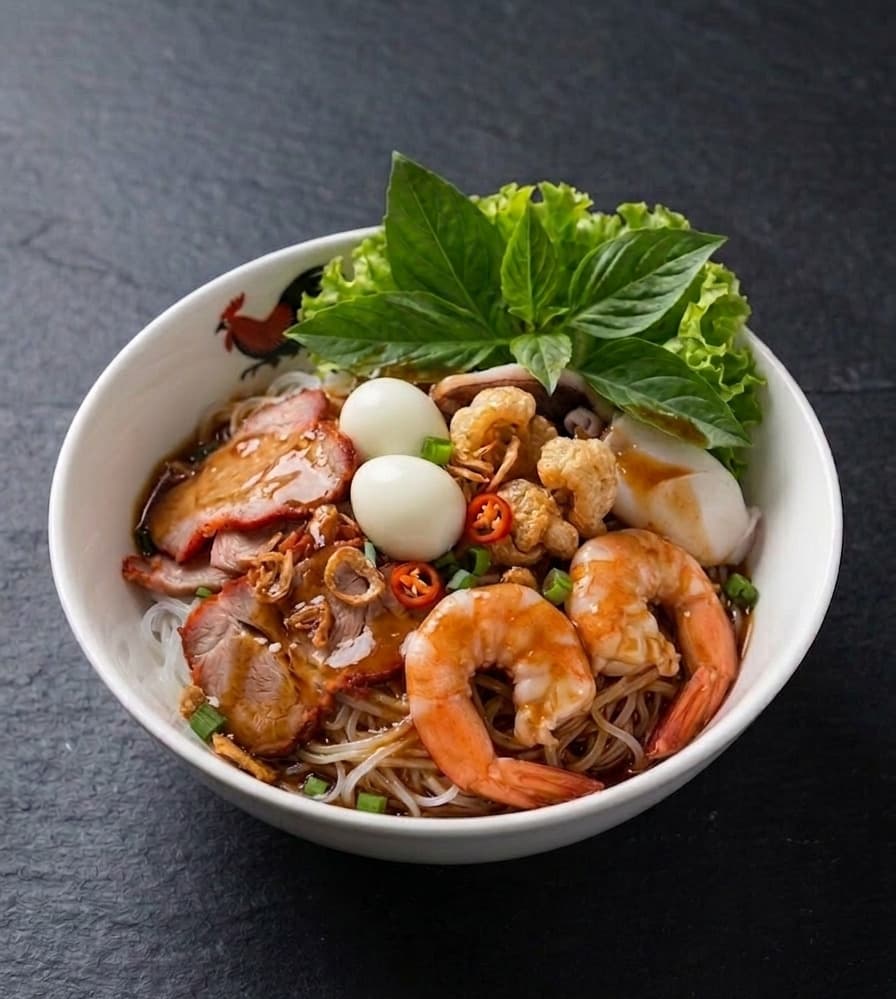 Hủ tiếu trộn bò