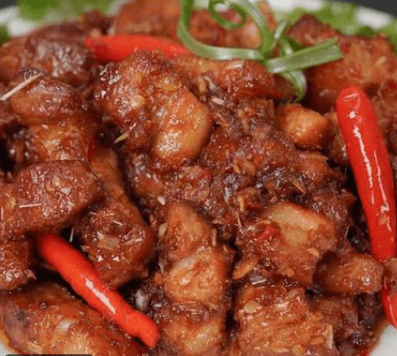 Thịt kho mắm ruốt